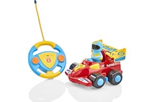 Tippi My First F1 Remote Control Car For 1, 2, 3 Year Olds - Car Toy for Toddler Boys or Girls - For Kids Age 1-3, Suitable for Children Age 18 Months +