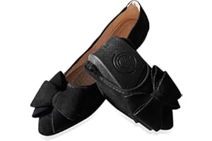 MACHSWON Ballerine da donna comode ballerine da donna pieghevoli décolleté casual abito a punta nero-1 scarpe basse da donna