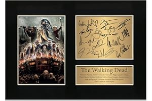ZULU IMAGE The Walking Dead Cast signiert | Autogramm A4 gedruckt Foto Reproduktion Druck Bild Display Nr. 59