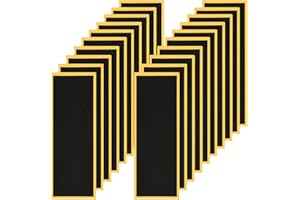 STBNVF 20Pcs Foam Grip Tape Fingerboard, Fingerboard Grip Tape, Grip Tape, Skateboard Grip Tape, Grip Tape for Skateboard, Non-slip Matte Adhesive Black Sticker,Toy Skateboards Tape Stickers for Fingerboards