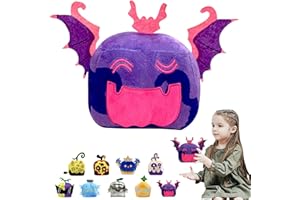 POPOYU Blox Fruits Plushies,Blox Fruits Soft Stuffed Animal Pillow,Blox Fruits Plush Box Toy,Cute Animal Soft Stuffed Blox Fruit Figure Soul Plush Doll Toys for Kids Birthday Gifts Bedroom Decoration