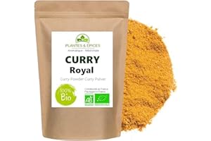 P&E Curry Royal Poudre 100% Naturel- Sachet Fraîcheur Biodégradable Refermable (100g)