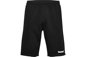HUMMEL Kinder Bermuda Shorts hmlGO COTTON, Schwarz, 116, 204053-2001