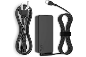 ANDHOT USB C 65W Ordinateur Portable, Compatible avec Lenovo ThinkPad T14 T15 T480 T480s T490 T580 T590 X13 X280 X380 X390 L480 L490 E14 E15 E480 E490 E580 E590 720 730Type C Adaptateur Alimentation