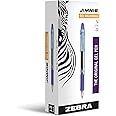 Zebra Jimnie Gel Pen Zebra 44120 Jimnie Roller Ball Stick - Bolígrafo De Gel, Tinta Azul, Mediano, Do Boligrafo Zebra Blen