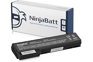 NinjaBatt Batería para HP 8470P 8460P 628668-001 6470B 8560P 6560B 6570B CC06 CC06XL 8570P 6460B 628670-001 6475B 628666-001 6360B 8460W 8470W 6360T 6465B - Alto Rendimiento [6 Celdas/4400mAh/48Wh]