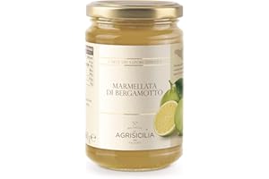 Agrisicilia Marmellata di Bergamotto, frutta di alta qualità, lavorazione artigianale, 360 grammi