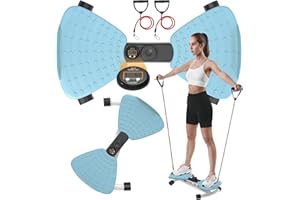 ‎HOLDONELIGHT Einstellbare Taille Twister Maschine für Frauen & Männer - geräuschlos Ab Twister Board für Home Gym, 220 lbs Kapazität mit digitaler Anzeige zu verfolgen Zeit,und Kalorien verbrannt