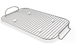 Ninja Woodfire XL stojak na pieczenie i wędzenie, idealny do wędzenia dużych kawałków mięsa, łatwy do czyszczenia, oficjalne akcesorium, kompatybilny z Ninja Woodfire XL BBQ Grill OG850 / OG901,