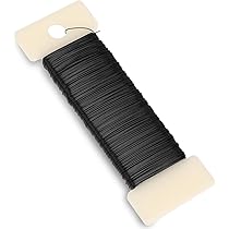 GWJX Lot De 3 Rouleaux De Fil De Bricolage Fin Pour Le Bricolage, La Fabrication De Bijoux, Fil Floral, Fil De Bricolage, Pour Bouquet De Fleurs, Enroulement De Tige (60 M, Argenté