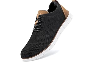 LEZTA Schuhe Herren Anzugschuhe Sneaker Oxfords Business Mesh Stoff Atmungsaktiv Sportschuhe Tennisschuhe Walkingschuhe Komfortabel