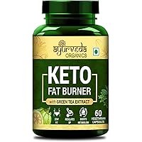 Ayurveda Organics Keto Fat Burner Weight loss Products for Women & Men with Green Tea, Garcinia Cambogia Extract for…