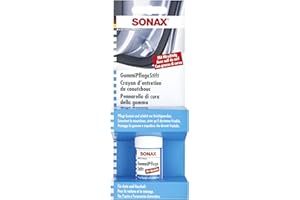 SONAX Gumowy sztyft pielęgnacyjny z łojem jelenia (18 g) pielęgnuje, chroni przed łamliwością i przyklejaniem gumowych uszczelek na drzwiach, szybach, pokrywach bagażnika| nr art. 0499000