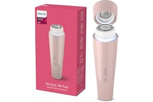 ‎PHILIPS Philips Gesichtshaarentferner, 5000 Series, Haarentfernungsgerät für Frauen, kabellos und kompakt, mit hypoallergenem Kopf, sanftes und schnelles Entfernen feinster Haare im Gesicht, Modell BRR454/00