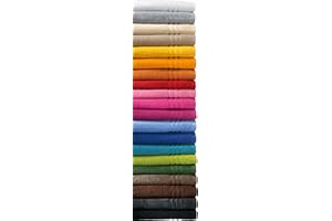 ‎REDBEST REDBEST Gästetuch New York 2er- Pack schwarz Größe 30x50 cm - leichte, weiche Qualität, saugstark, sehr strapazierfähig, 100% Baumwolle (weitere Farben)