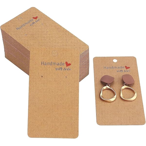 150 Cartoncini Per Esposizione Gioielli - 5 Design Floreali, Per Orecchini, Collane, Bracciali