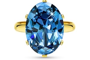 Linawe Ringe Frauen, Falscher Diamant Moissanite Ring Verstellbar, Grosse Fingerring Damen, Kupferringe Sind in Drei Gold-, Roségold- und Silbertönen Erhältlich