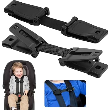 Lot 4 Attaches Silicone Alimentaire Pour Poussette - Anti-perte Gobelets Et Jouets - Sans BPA - Couleurs Assorties