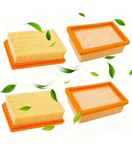 Reinica Faltenfilter Staubklasse M Für Kärcher 2701 – Papierfilter, Maße 202x75x70 Mm, Ersatz Für Nass-/Trockensauger