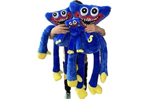 OGIN&OGIN Poppy Playtimes Peluche, Horror Monster Huggy Wuggys Peluche Douce Oreiller Poupée Peluches Enfants Adultes Figure Jouet Décoration pour Noël Jeu Fan Anniversaire ( Color : 100cm Huggy Wuggys )