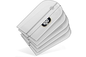 FR FIRIO FiRiO 5x Fundas Ropa Armario I Antipolvo Funda Para Ropa Colgada I Antipolillas Funda Ropa Armario I Transpirable Bolsa Portatrajes Mujer y Hombre I Transparente Porta Traje, Camisa, Abrigo I 100x60cm