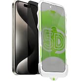 Ehr. iPhone 16 Pro Max ile Uyumlu Gizlilik Filtreli Darbelere Karşı Maksimum Koruma Sağlayan ve Kolay Uygulama Aparatlı Toz B