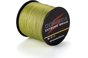 Dorisea Extreme Braid 100% Pe 300m/328Yards Braided Fishing Line 6-550Lb Test Fishing Wire Fishing String-Abrasion Resistant Incredible Superline Zero Stretch Small Diameter