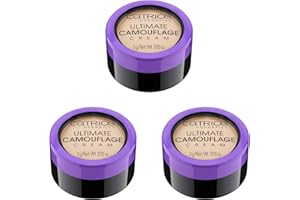 ‎CATRICE Catrice Ultimate Camouflage Cream, Concealer cream, Abdeckstift, Make up, nicht Komedogen, 3er Pack (3x3g), Nr. 010 Ivory