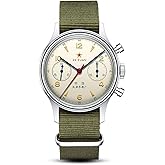 Sea Gull 1963 International Edition, ST1901 Movement,Mechanical Wristwatch for Men Aviation Watches Chronograph Pilot,Manual