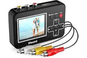 DIGITPRO VHS to Digital Converter, Mini Video Capture Device, Record Video from DVD, VCR's, VHS Tapes, Hi8, RCA, TV Box, Camcorder and Gaming Systems