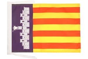 AZ FLAG - Flagge Mallorca - 45x30 cm Mit Kordel - Mallorca Fahne 30 x 45 Cm - Flaggen
