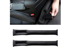 Car Seat Gap Filler Pad, Fewlew 2 Pcs Car Seat Crevice Filler, Car Seat Gap Plug Strip, Handbrake Gap Filler 46 * 7cm, Pu Leather Gap Filler Pad, Car Seat Gap Leak-Proof Strip, Car Seat Gap Stopper