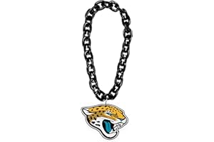 Aminco NFL Jacksonville Jaguars Team Fan Chain, Black