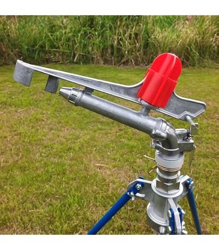 Suinga Dallas 1 1/4 Zoll Rasensprenger – 360° Bewässerung, Reichweite 16-26 M, Für Garten & Landwirtschaft