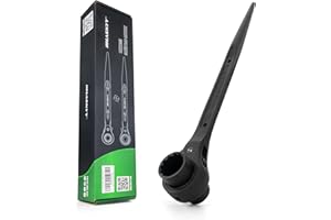 HASKYY FALSE Carraca para andamios de 19/22 mm Gerüstbauknarre Ratchet Andamio Carraca Gerüstbauer-ratsche