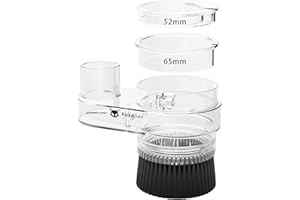 FoxAlien 69mm Limpiador de polvo para fresadora CNC,compatible con motor de husillo de 52 mm y fresadora de 65 mm, diámetro de manguera de 38 mm