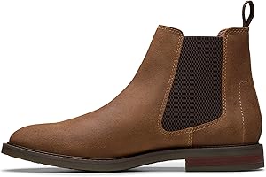 Clarks Jaxen Easy, Botas Estilo Chelsea Hombre