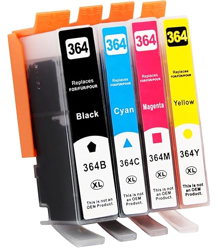 D&C 8er Multipack Druckerpatronen Kompatibel Für HP 364 XL – Schwarz, Cyan, Magenta, Gelb – Ersatz Für Viele HP Druckermodelle