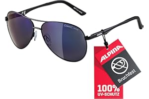 ‎ALPINA ALPINA A 107 - Verspiegelte und Bruchsichere Sonnenbrille Mit 100% UV-Schutz Für Erwachsene