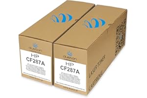 2X CF287A, 87A czarny toner Duston, kompatybilny z HP Laserjet Pro M501 Enterprise M506 M527
