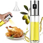 Oil sprayer bottle, 100ml vinegar sprayer, sauce spray, grill, olive oil glass bottle, kitchen, baking, salad, baking bread