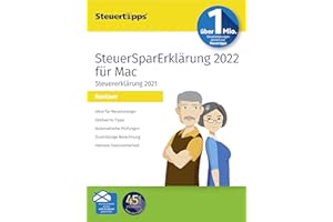 AKADEMISCHE ARBEITSGEMEINSCHAFT SteuerSparErklärung 2022 für Rentner und Pensionäre, Schritt-für-Schritt Steuersoftware für die Steuererklärung 2021, CD-Version für Windows 8, 10 und 11