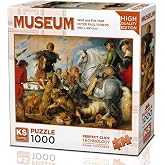 20666 Wolf And Fox Hunt 1000 Par&ccedil;a Puzzle -KS Puzzle