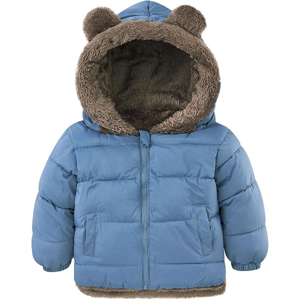 Veste D'hiver Bébé Dinosaure - Capuche, Doublure Polaire - Taille 6 Mois à 5 Ans - Garçon Et Fille - Idéal Pour Le Froid