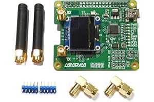 AURSINC MMDVM Modulo Hotspot duplex Dual Hat V1.3 Supporto P25 DMR YSF NXDN DMR Slot 1 + slot 2 per Raspberry pi con porta USB (OLED)