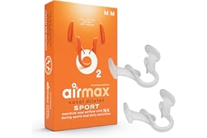 AIR MAX Dilatatore nasale Airmax | Respira meglio con Airmax | Per la congestione nasale - Versione Sport - 2x sollievo medio di 6 mesi | Airmax viene utilizzato dagli atleti per migliorare le prestazioni!