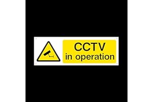 USSP&S CCTV in operation Plastic Sign with 4 Pre-Drilled Holes - Security, Camera, Closed Circuit TV, Warning Safety (MISC2)