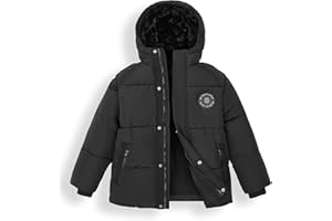 maoo garden Giubbotto Inverno Bambino Piumino Imbottito Pesante Con Rivestimento In Pile Per Ragazzi 8-14 Anni