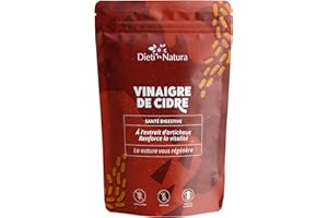 DIETI NATURA - Vinaigre De Cidre - Gélules Minceur - Favorise La Perte De Poids - Sans OGM & Sans Gluten - Fabriqué En France - 120 Gélules