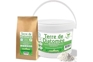 HYDROPLANETE Terra di Diatomee 400g 1kg 2kg 5kg 10kg 20kg | Terra Diatomacea Grado Alimentare Multiuso in Agricoltura Biologica e Casa | Fertlizzante Naturale e Controllo dei Parassiti (2,5 kg)